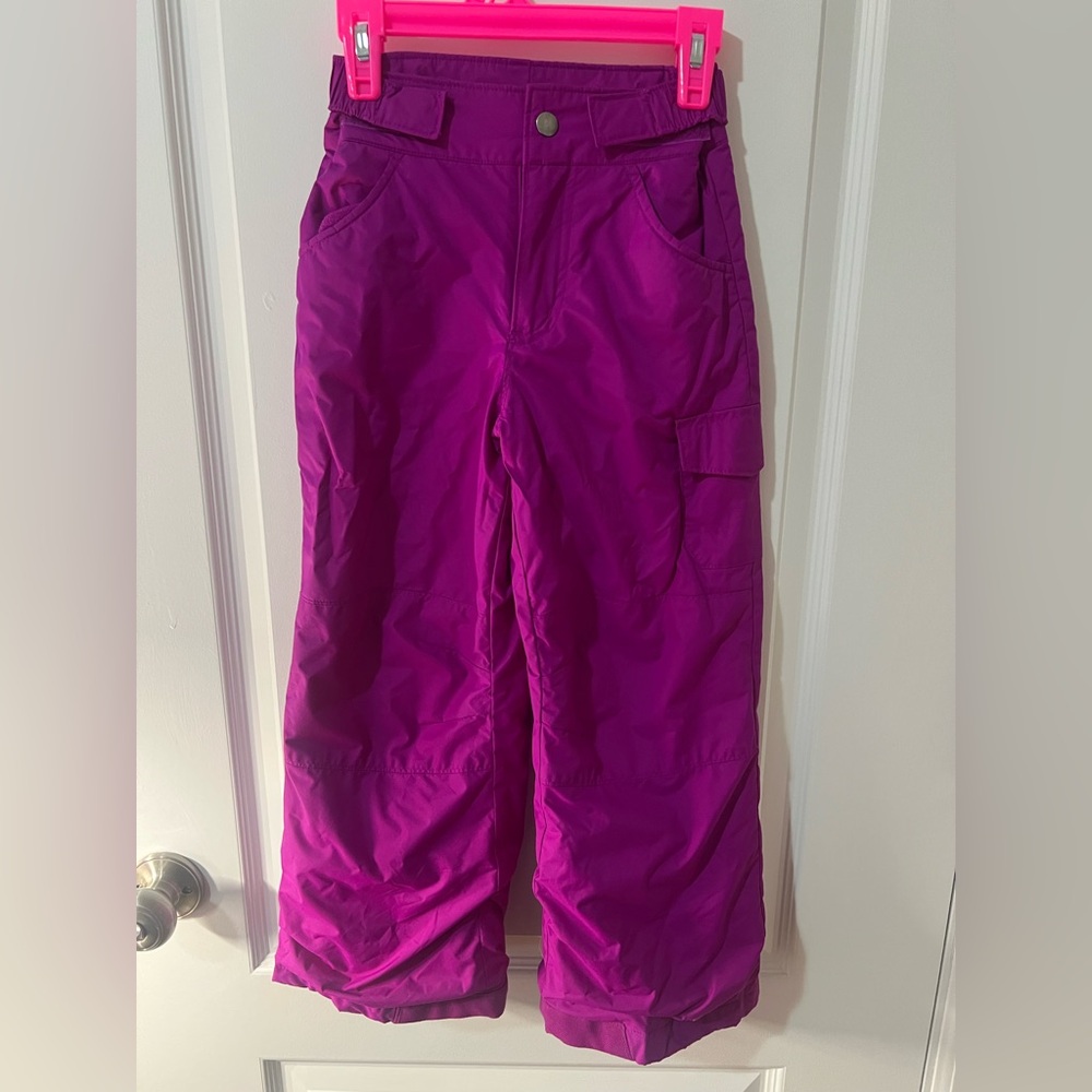 Columbia Kids Fuchsia Snow Pants